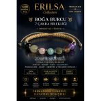 Sertifikalı Boğa Burcu 7 Çakra Doğal Taş Bileklik Ayarlamalı Unisex Premium Hem Bileklik Hem Halhal