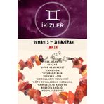 Sertifikalı Burç Taşı Ikizler Burcu Akik Taşı Bileklik