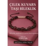 Sertifikalı Çilek Kuvars Doğal Taş Bileklik - 8X8 Mm Sevgi Şefkat Umut Ve Sevinç Enerjisi Taşı