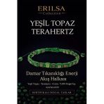 Sertifikalı Damar Tıkanıklığı Enerji Akış Halkası – Yeşil Topaz Ve Terahertz Doğal Taş 4 Mm
