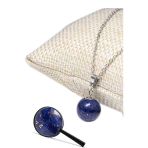 Sertifikalı Doğal Lapis Lazuli Taşı Kolye (afganistan)