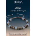 Sertifikalı Doğal Opal Taşı Bileklik – Duyguları Canlandıran El Yapımı Şık Tasarım Takı
