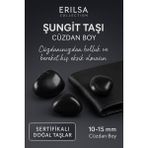 Sertifikalı Doğal Siyah Turmalin Taşı Kütle 10-15 mm – Güçlü Koruma ve Enerji Dengeleyici