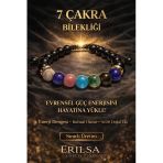 Sertifikalı Doğal Taş 7 Çakra Bilekliği Enerji Denge Bilekliği Obsidyen Jasper Kuvars Akik Florit