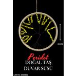 Sertifikalı Doğal Taş El Yapımı Peridot Taşı Duvar Süsü & Araba Süsü & Kapı Süsü