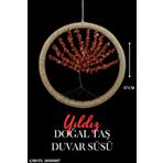 Sertifikalı Doğal Taş El Yapımı Yıldız Taşı Duvar Süsü & Araba Süsü & Kapı Süsü