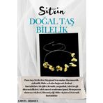 Sertifikalı Doğal Taş Sitrin Bileklik Özel Tasarım El Yapımı Asansör Kilit Sistemi