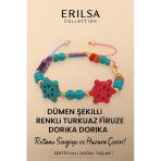 Sertifikalı Dümen Dorika Renkli Turkuaz Firuze Taşı Bileklik – Rotanı Sevgiye Enerjini Huzura Çevir