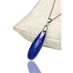Sertifikalı Fasetli Aaa Kalite Doğal Lapis Lazuli Taşı Kolye (gümüş Aparatlı)