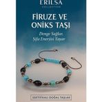 Sertifikalı Firuze ve Oniks Taşı Bileklik – Dengeleyici Şifa Enerjisiyle Özel Tasarım