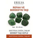 Sertifikalı Ham İşlenmemiş Zümrüt Taşı Kütle – El Taşı Kalpten Gelen Şifa ve Ruhsal Yenilenme