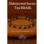 Sertifikalı Hidrotermal Kuvars Taşı Bileklik 8X8 Mm – Huzur, Enerji Ve Yenilenme Taşı