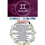 Sertifikalı Ikizler Burcu Burç Bilekliği Olivin Peridot