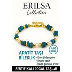Sertifikalı İnci ve Apatit Taşı Bileklik – Enerji Dengesi ve İlham