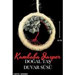 Sertifikalı Kambaba Jasper Kırmızı Tel Doğal Taş El Yapımı Duvar Süsü & Araba Süsü & Kapı Süsü