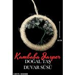 Sertifikalı Kambaba Jasper Yeşil Tel Doğal Taş El Yapımı Duvar Süsü & Araba Süsü & Kapı Süsü
