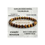 Sertifikalı Kaplan Gözü Doğal Taş Bileklik 6 mm