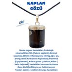 Sertifikalı Kaplan Gözü Doğal Taş Kolye Zincir Hediyeli