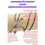 Sertifikalı Karmaşıklığı Ortadan Kaldır, Florit Taşı Point Pandül Kolye