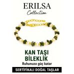 Sertifikalı Kırık Taşlı Model İnci – Kan Taşı (Heliotrop) Bileklik – Koruyucu ve Canlılık Enerjisi