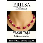 Sertifikalı Kırık Taşlı Model Yakut Taşı Kolye – Sevgi ve Şefkat Enerjisi