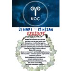 Sertifikalı Koç Burcu Burç Bilekliği