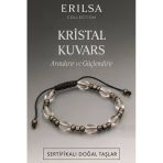 Sertifikalı Kristal Kuvars Doğal Taş Bileklik – Arındırır ve Güçlendirir