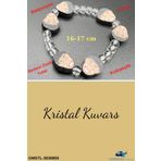 Sertifikalı Kristal Kuvars Doğal Taş Çocuk Bilekliği