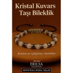 Sertifikalı Kristal Kuvars Taşı Bileklik 8X8 Mm – Arınma Saflık Ve Şifa Taşı