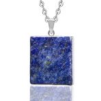 Sertifikalı Küp Aaa Kalite Doğal Lapis Lazuli Taşı Kolye