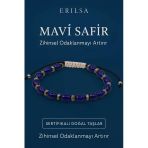 Sertifikalı Mavi Safir Taşı Bileklik – Zihinsel Odaklanma Ve Netlik Sağlayan Taş