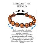 Sertifikalı Mercan Taşı Bileklik - Makrome