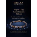 Sertifikalı Migren Dalga Kesici Frekans Halkası – Mavi Kalsedon (Chalcedony) 4 Mm Ayarlanabilir