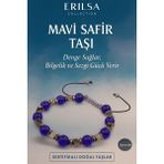 Sertifikalı Sentetik Mavi Safir Taşı Bileklik – Bilgelik, Sezgi ve Denge Enerjisi