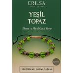 Sertifikalı Sentetik Yeşil Topaz Taş Bileklik – İlham ve Hayal Gücünü Arttıran El Yapımı