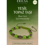 Sertifikalı Sentetik Yeşil Topaz Taşı Bileklik - İlham Veren İçsel Dönüşüm Takısı