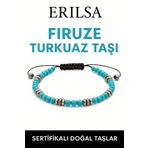 Sertifikalı Terahertz – Firuze Taşı Bileklik (İnce Model) – Koruma, Enerji ve Şans Taşı
