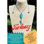 Sertifikalı Turkuaz Doğal Taş Kolye Baykuş Detaylı Tasarım Nazar