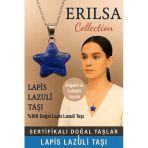 Sertifikalı Yıldız Model Lapis Lazuli Kolye Bilgelik Ve Sakinlik Veren Doğal Taş
