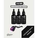 Serum 50 ml X3 + Dermaroller Tarak Hediyeli Set – 70 Günlük Yoğun Bakım
