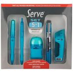 Serve 8680869413405 Mavi 0,7 mm 5'li Kırtasiye Seti