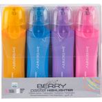 Serve Berry SV-BRFKP4PS 4'lü Pastel Fosforlu Kalem