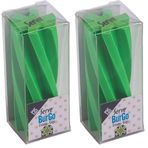 Serve Burgo Silgi Model 6 Fosforlu Yeşil Tekli Pet 2li paket
