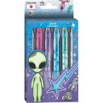 Serve Deep Uzay Serisi 07MM Metal Uçlu Kalem 6'lı Set Doldurulabilir Ergonomik Tasarım