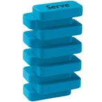 Serve Steps Fosforlu Mavi Silgi