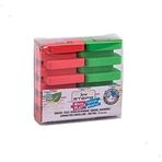 Serve Steps Silgi Fosforlu Kırmızı-Yeşil 2li Pet