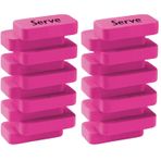Serve Steps Silgi Fosforlu Pembe Tekli Pet (2 paketi)