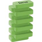 Serve Steps Silgi Pastel Elma Yeşili Tekli Pet