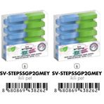 Serve Steps Silgi Pastel Gök Mav-Elma Ysl 2li Pet (2 paketi)