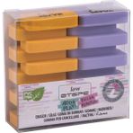 Serve Steps Silgi Pastel Hardal Sarısı - Lavanta 2'li - Mor - Sarı
